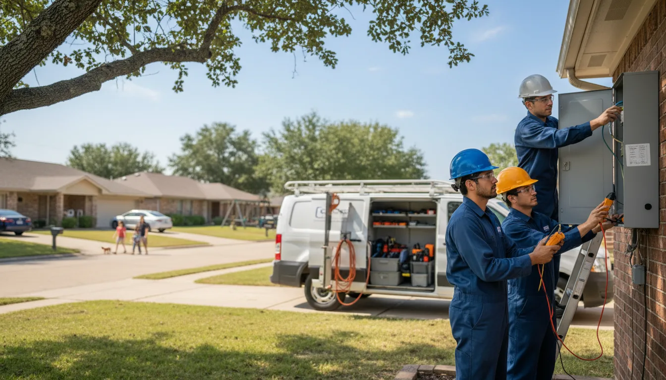 Certified electrician providing emergency electrical services in Hood, CA